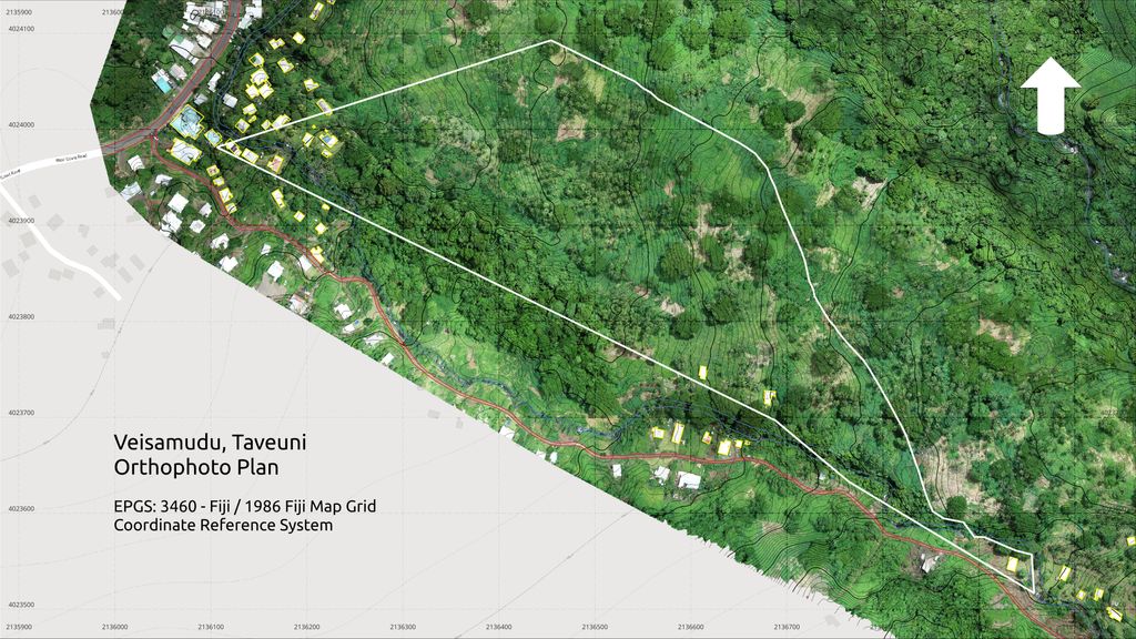 Aerial photo map